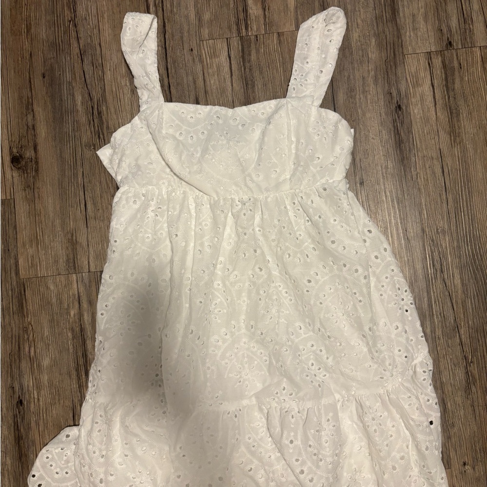 White womens dress